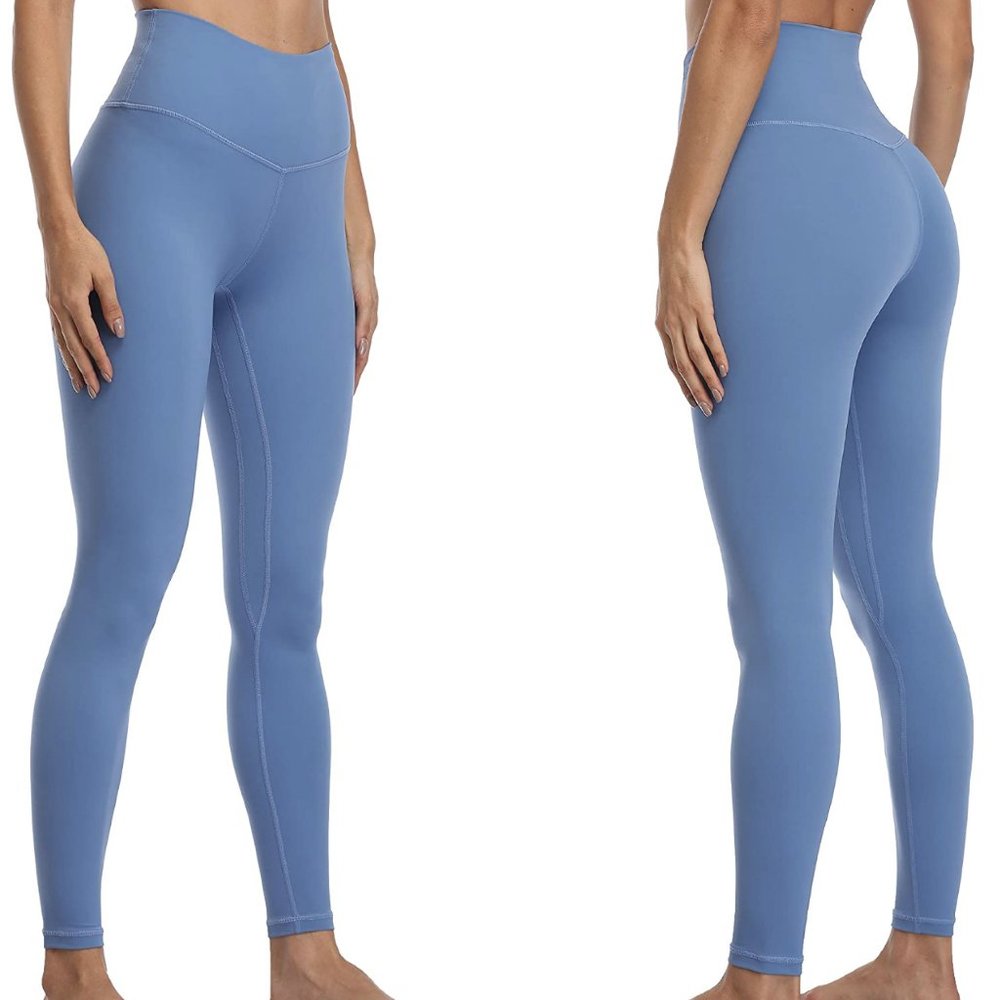 Colorfulkoala Leggings in Havelock Blue NWOT